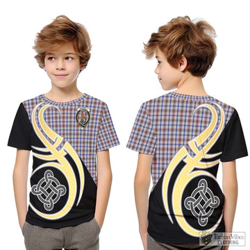 Boswell Tartan Kid T-Shirt with Family Crest and Celtic Symbol Style Youth XL Size14 - Tartan Vibes Clothing