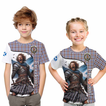Boswell Crest Tartan Kid T-Shirt Inspired by the Freedom of Scottish Warrior Youth XL Size14 - Tartan Vibes Clothing