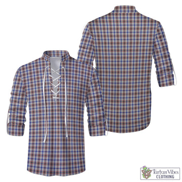 Boswell Tartan Men's Scottish Traditional Jacobite Ghillie Kilt Shirt Men - Tartan Vibes Clothing