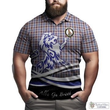 Boswell Tartan Polo Shirt with Alba Gu Brath Regal Lion Emblem Kid - Tartan Vibes Clothing