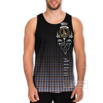 Boswell Tartan Men's Tank Top Featuring Alba Gu Brath Family Crest Celtic Inspired Men - Tartan Vibes Clothing