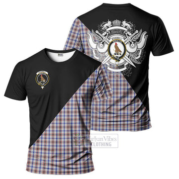 Boswell Tartan T-Shirt with Family Crest and Military Logo Style Kid's Shirt - Tartan Vibes Clothing