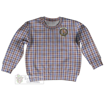 Boswell Tartan Kid Ugly Sweater with Family Crest Kid - Tartan Vibes Clothing