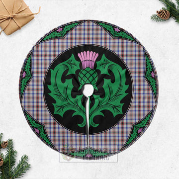 Boswell Tartan Christmas Tree Skirt Scottish Thistle Style Casual Tree Skirts - Tartan Vibes Clothing