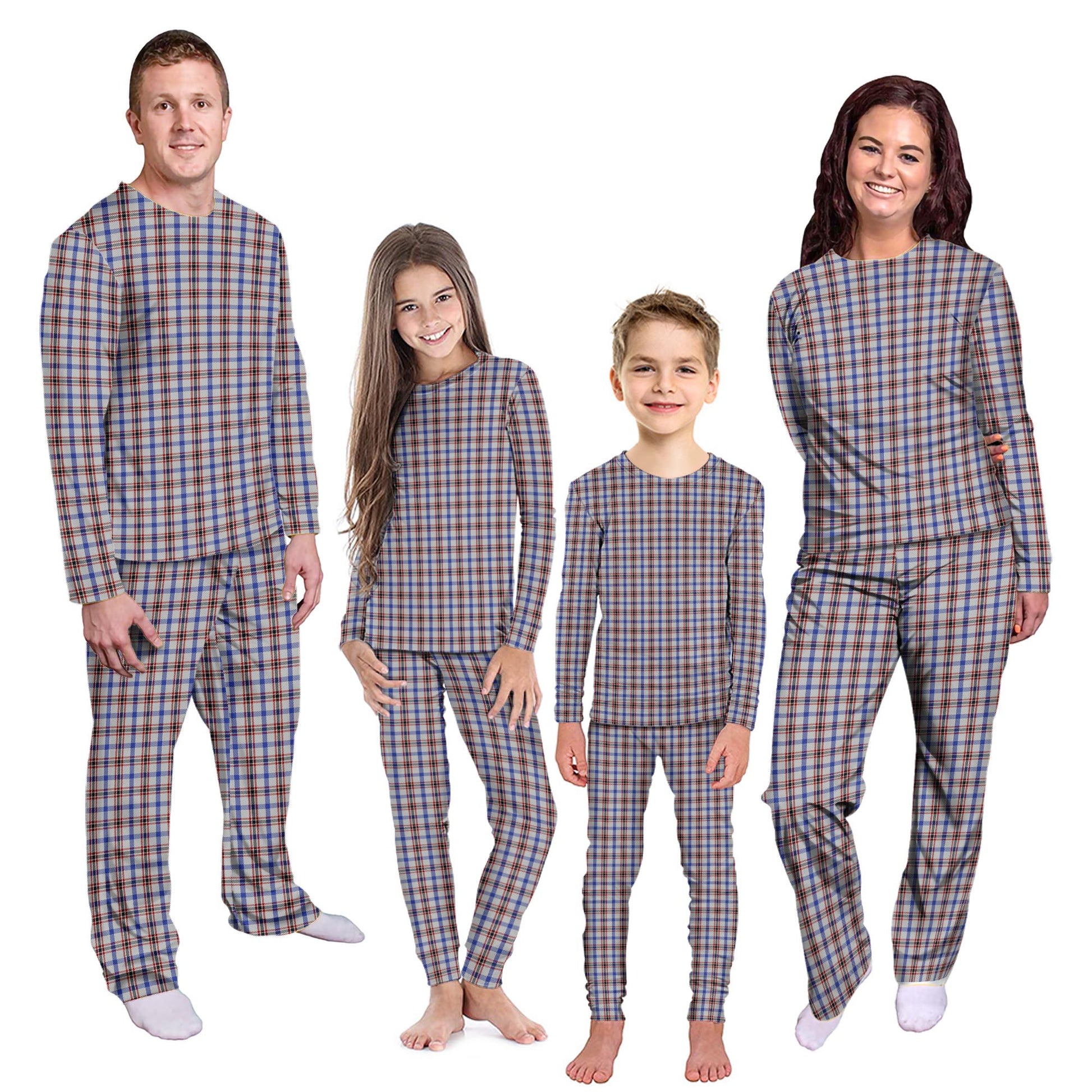 Boswell Tartan Pajamas Family Set Kid - Tartan Vibes Clothing