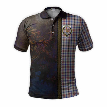 Boswell Tartan Family Crest Polo Shirt Alba Gu Brath Be Brave Lion Ancient Style