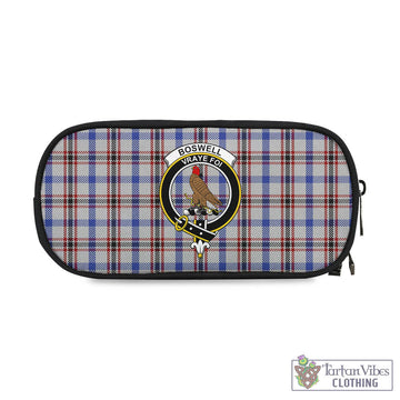 Boswell Tartan Pen and Pencil Case with Family Crest One Size 4.13*8.74 inch - Tartan Vibes Clothing
