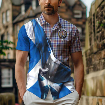 Boswell Tartan Hawaiian Shirt with Family Crest Scotland Patriotic Style Kid - Tartan Vibes Clothing