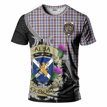 Boswell Tartan Family Crest T-Shirt Lion Rampant Royal Thistle Shield Celtic Inspired Kid's Shirt - Tartan Vibes Clothing