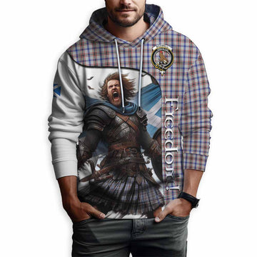 Boswell Crest Tartan Hoodie Inspired by the Freedom of Scottish Warrior Pullover Hoodie - Tartan Vibes Clothing