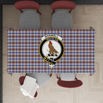 Boswell Tartan Tablecloth with Family Crest XL 57.1"x70.9"(145x180cm) - Tartan Vibes Clothing