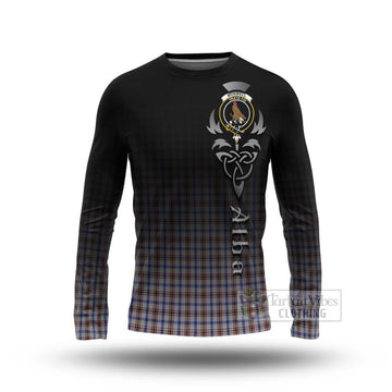Boswell Tartan Long Sleeve T-Shirt Featuring Alba Gu Brath Family Crest Celtic Inspired Unisex - Tartan Vibes Clothing