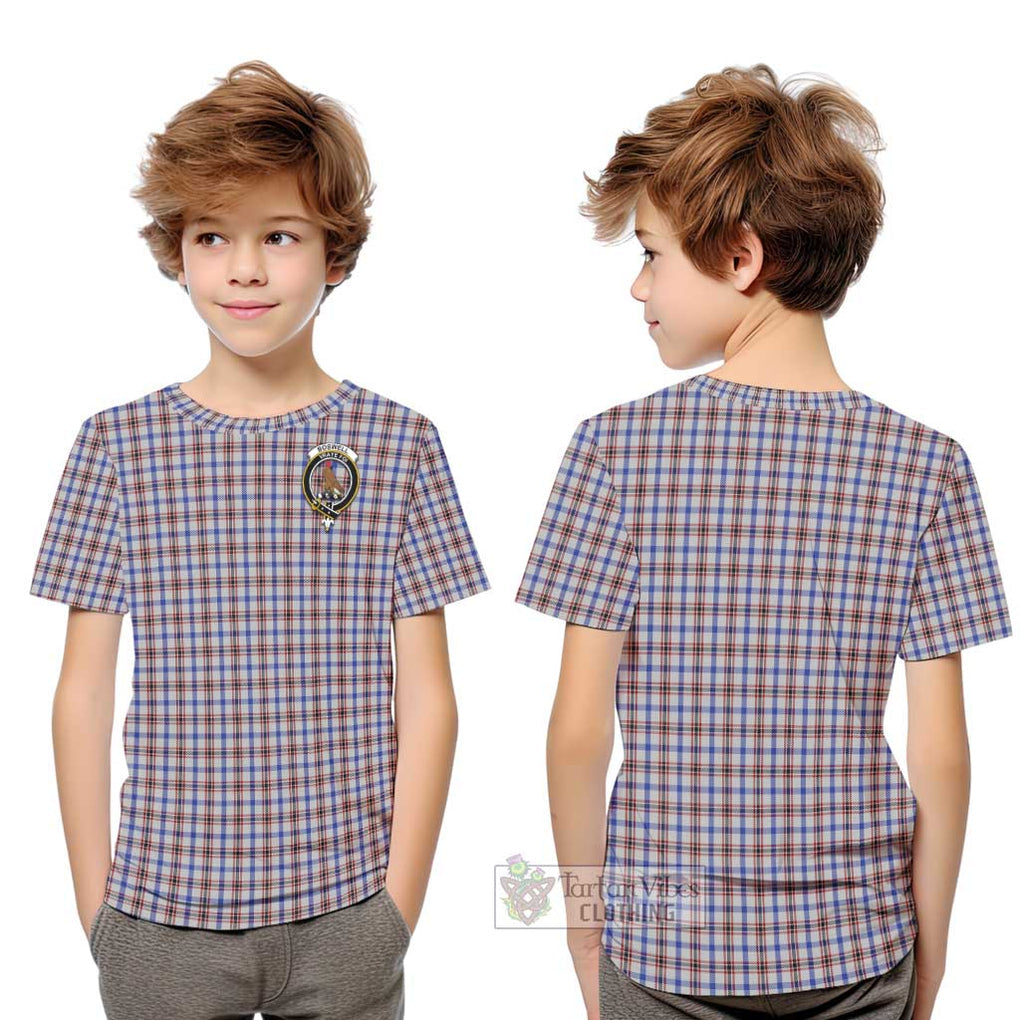 Boswell Tartan Kid T-Shirt with Family Crest Youth XL Size14 - Tartan Vibes Clothing