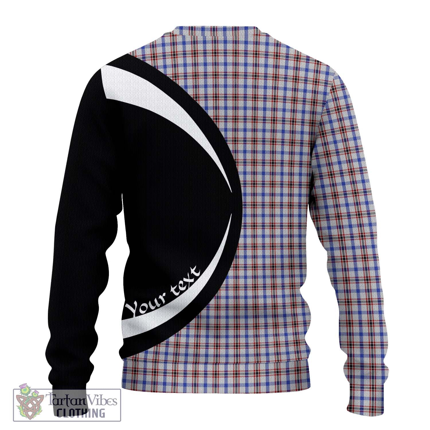 Boswell Tartan Ugly Sweater with Family Crest Circle Style - Tartan Vibes Clothing