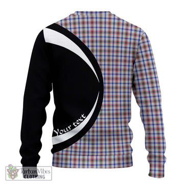 Boswell Tartan Ugly Sweater with Family Crest Circle Style - Tartan Vibes Clothing