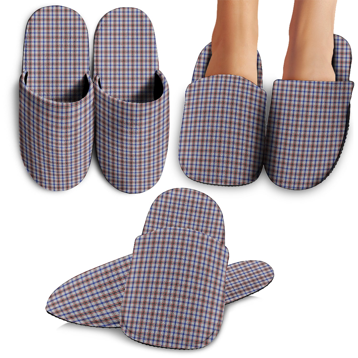 Boswell Tartan Home Slippers - Tartan Vibes Clothing