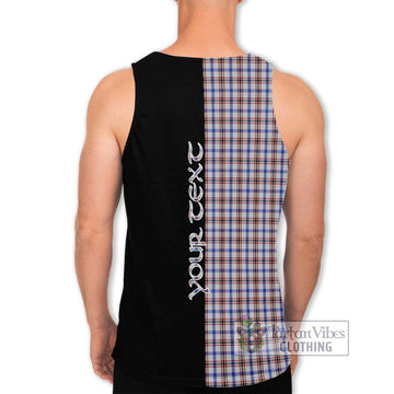 Boswell Tartan Men's Tank Top with Family Crest and Half Of Me Style - Tartan Vibes Clothing