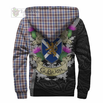 Boswell Tartan Family Crest Sherpa Hoodie Lion Rampant Royal Thistle Shield Celtic Inspired - Tartan Vibes Clothing