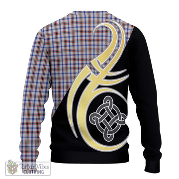 Boswell Tartan Ugly Sweater with Family Crest and Celtic Symbol Style - Tartan Vibes Clothing