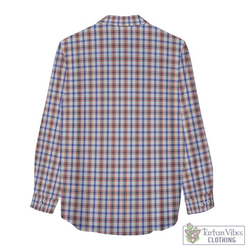 Boswell Tartan Women's Casual Shirt with Family Crest - Tartan Vibes Clothing