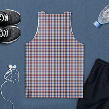Boswell Tartan Mens Tank Top with Family Crest - Tartan Vibes Clothing