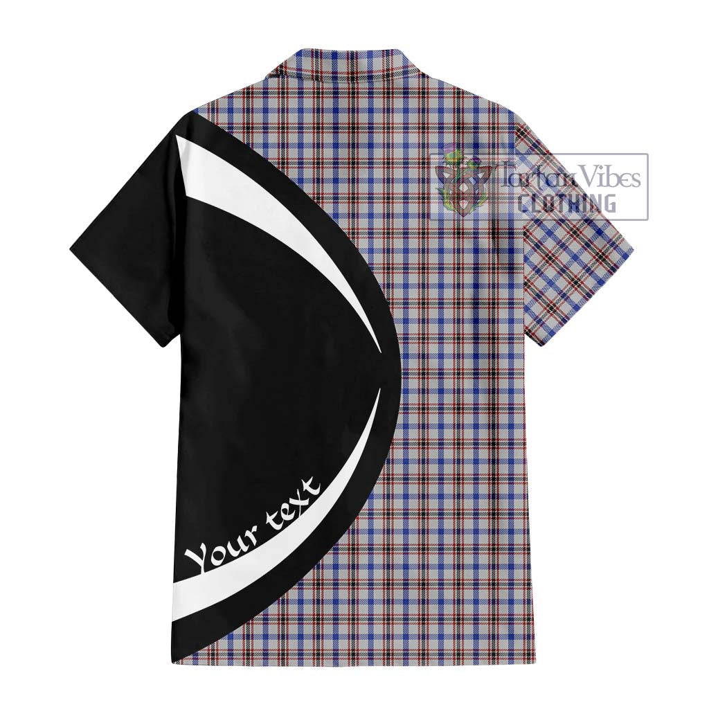 Boswell Tartan Hawaiian Shirt with Family Crest Circle Style - Tartan Vibes Clothing