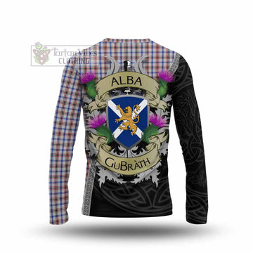 Boswell Tartan Family Crest Long Sleeve T-Shirt Lion Rampant Royal Thistle Shield Celtic Inspired - Tartan Vibes Clothing