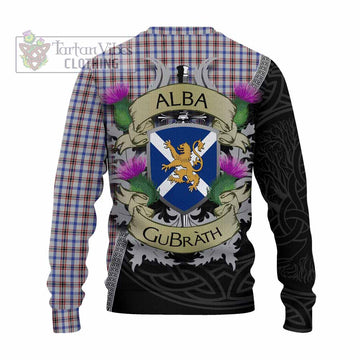 Boswell Tartan Family Crest Knitted Sweater Lion Rampant Royal Thistle Shield Celtic Inspired - Tartan Vibes Clothing