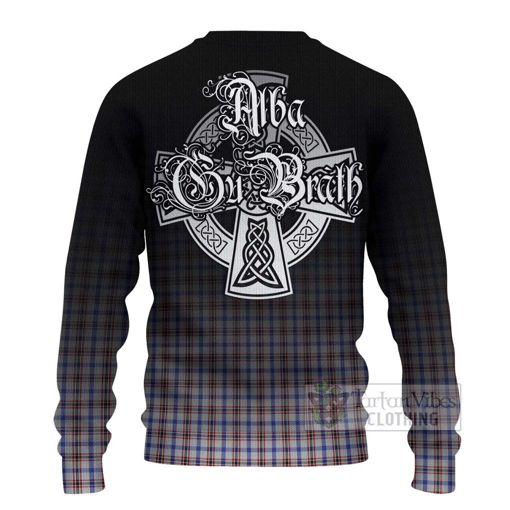 Boswell Tartan Ugly Sweater Featuring Alba Gu Brath Family Crest Celtic Inspired - Tartan Vibes Clothing