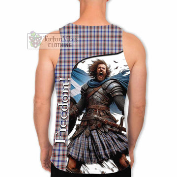 Boswell Crest Tartan Men's Tank Top Inspired by the Freedom of Scottish Warrior - Tartan Vibes Clothing