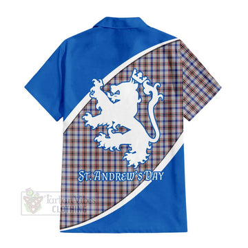 Boswell Family Crest Tartan Hawaiian Shirt Celebrate Saint Andrew's Day in Style - Tartan Vibes Clothing