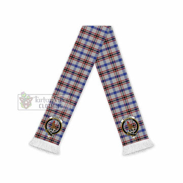 Tartan Vibes Clothing Boswell Tartan Ruffneck Scarf with Family Crest