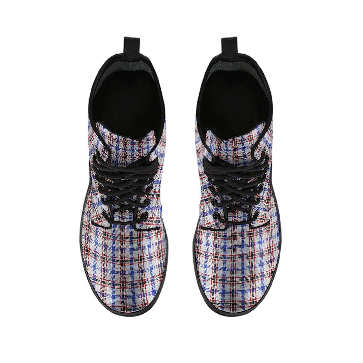 Boswell Tartan Leather Boots - Tartan Vibes Clothing