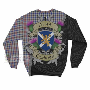 Boswell Tartan Family Crest Sweatshirt Lion Rampant Royal Thistle Shield Celtic Inspired - Tartan Vibes Clothing