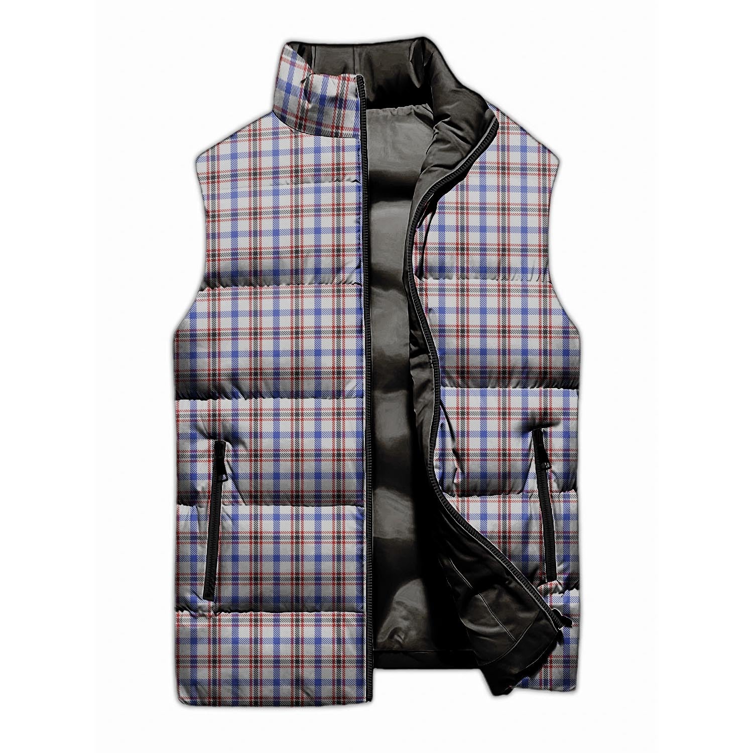 Boswell Tartan Sleeveless Puffer Jacket - Tartanvibesclothing