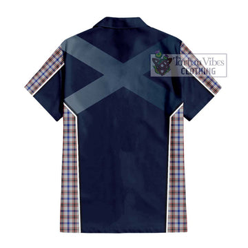 Boswell Tartan Hawaiian Shirt with Family Crest and Lion Rampant Vibes Sport Style - Tartan Vibes Clothing