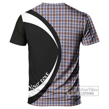 Boswell Tartan T-Shirt with Family Crest Circle Style - Tartan Vibes Clothing