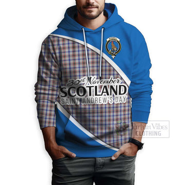 Boswell Family Crest Tartan Hoodie Celebrate Saint Andrew's Day in Style - Tartan Vibes Clothing