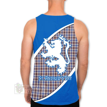 Boswell Family Crest Tartan Men's Tank Top Celebrate Saint Andrew's Day in Style - Tartan Vibes Clothing