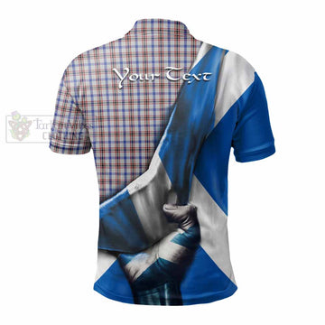 Boswell Tartan Polo Shirt with Family Crest Scotland Patriotic Style - Tartan Vibes Clothing