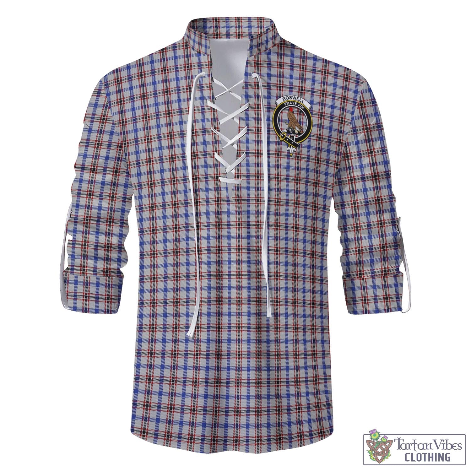 Boswell Modern Tartan Crest T-shirt