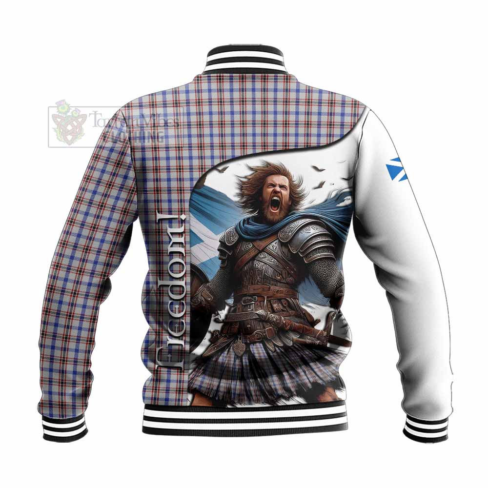 Boswell Crest Tartan Baseball Jacket Inspired by the Freedom of Scottish Warrior - Tartan Vibes Clothing