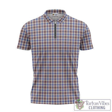 Boswell Tartan Zipper Polo Shirt - Tartan Vibes Clothing