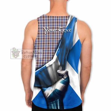 Boswell Tartan Men's Tank Top with Family Crest Scotland Patriotic Style - Tartan Vibes Clothing