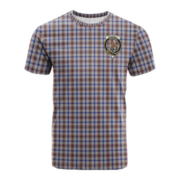 Boswell Tartan T-Shirt with Family Crest - Tartan Vibes Clothing