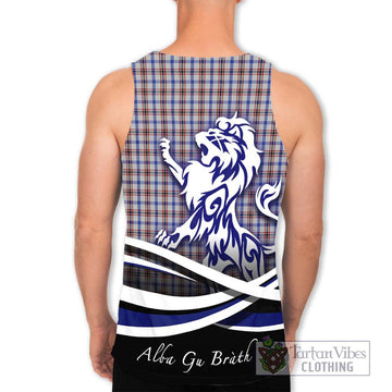 Boswell Tartan Men's Tank Top with Alba Gu Brath Regal Lion Emblem - Tartan Vibes Clothing
