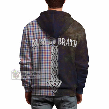 Boswell Tartan Family Crest Hoodie Alba Gu Brath Be Brave Lion Ancient Style