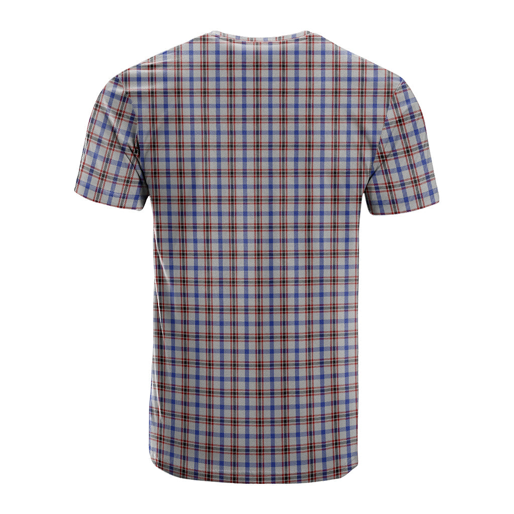 Boswell Tartan T-Shirt with Family Crest - Tartanvibesclothing