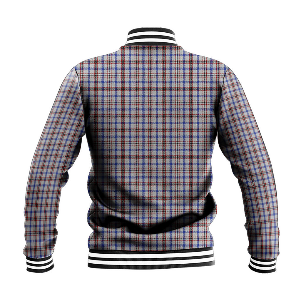 Boswell Tartan Baseball Jacket with Family Crest - Tartan Vibes Clothing