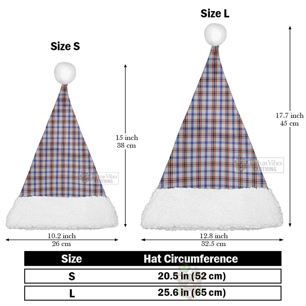 Boswell Tartan Christmas Santa Hats Christmas Hat L 25.6in (65cm) - Tartan Vibes Clothing